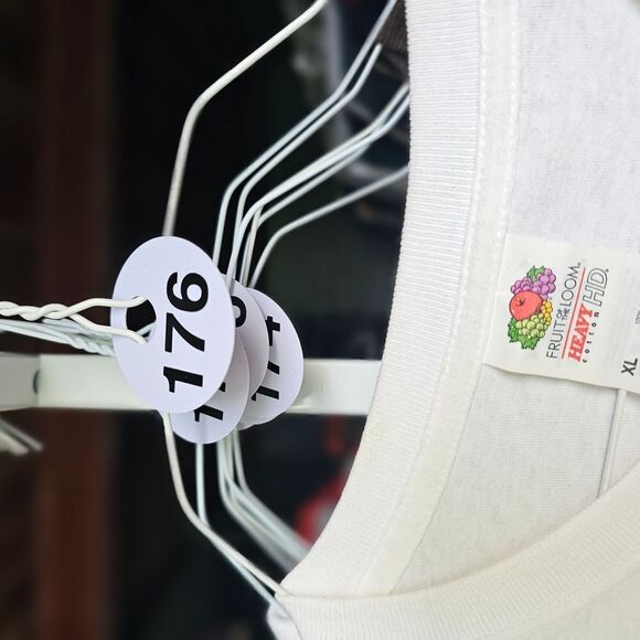 White T-Shirt with Black Target Graphic 176 - Picture 2 of 3